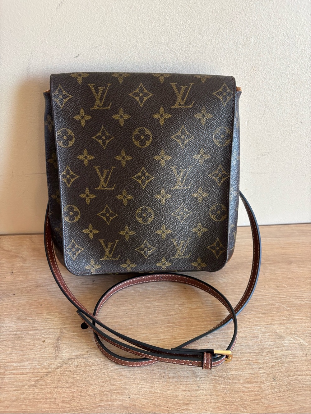 Louis Vuitton Monogram Canvas Salsa Gold Crossbody Messenger